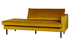 Rodeo Daybed Right Velvet Oker