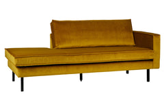 Rodeo Daybed Right Velvet Oker