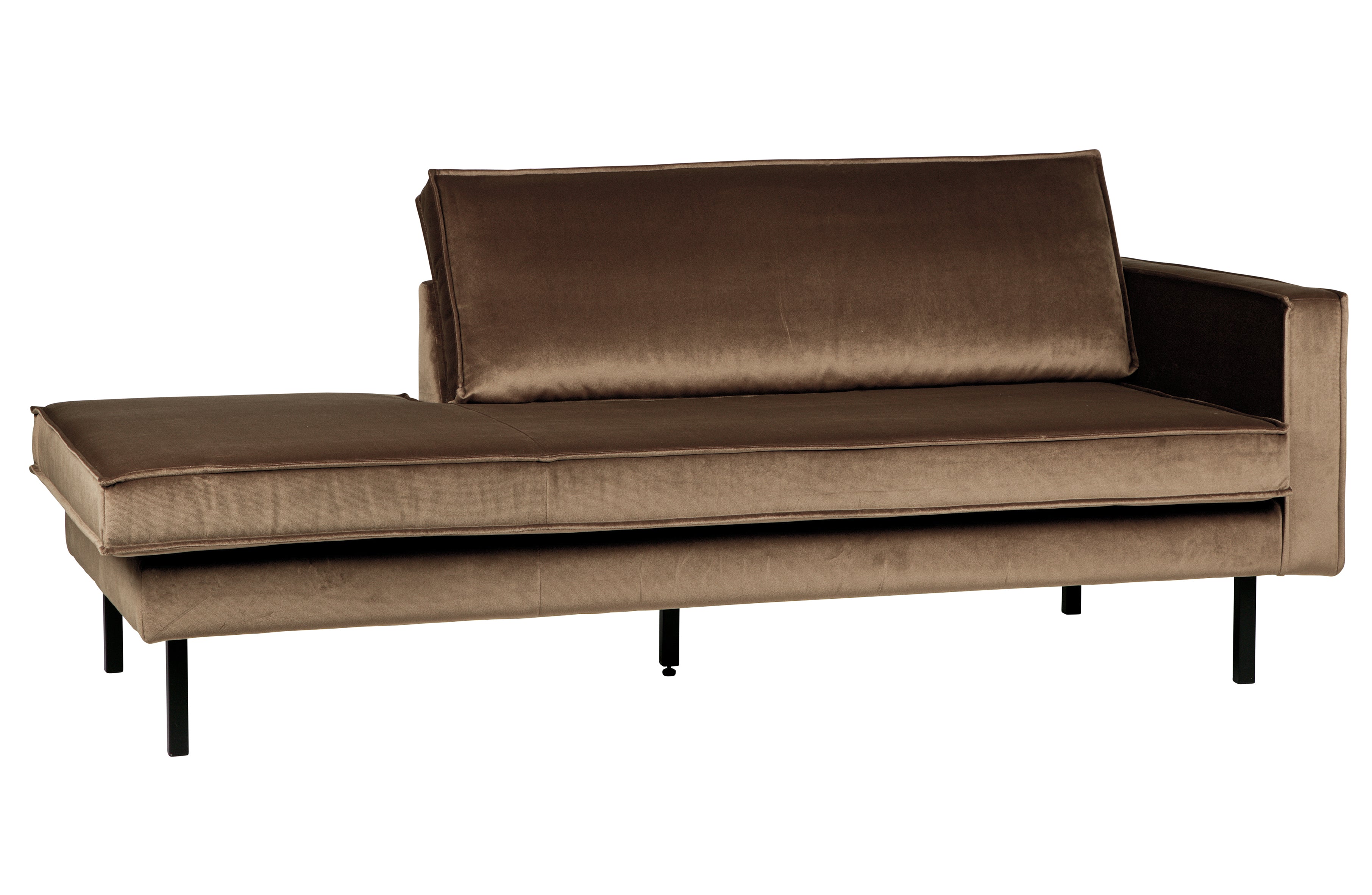 Rodeo Daybed Right Velvet Taupe