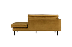 Rodeo Daybed Left Velvet Honing Geel