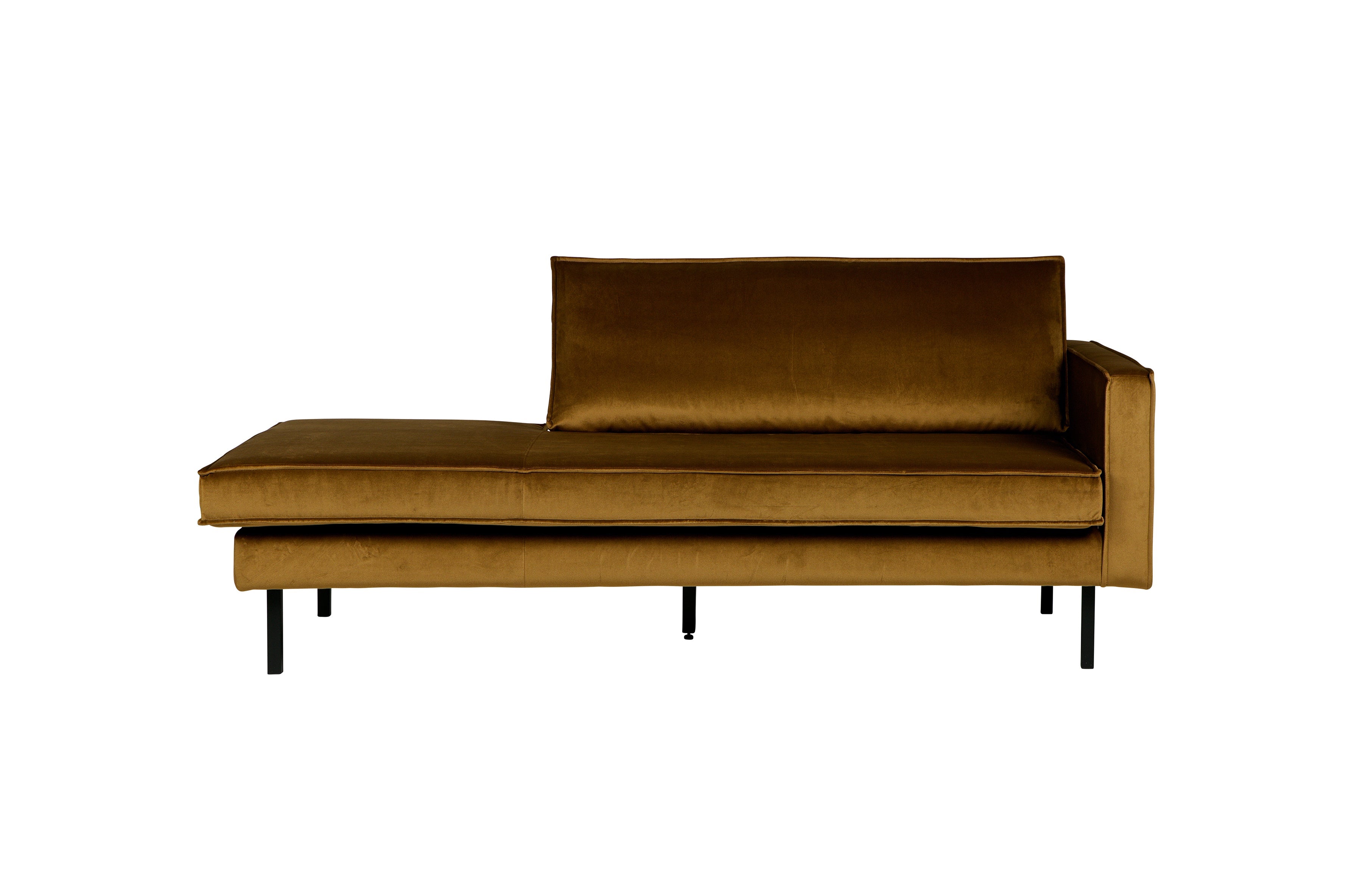 Rodeo Daybed Right Velvet Honing Geel