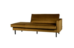 Rodeo Daybed Right Velvet Honing Geel