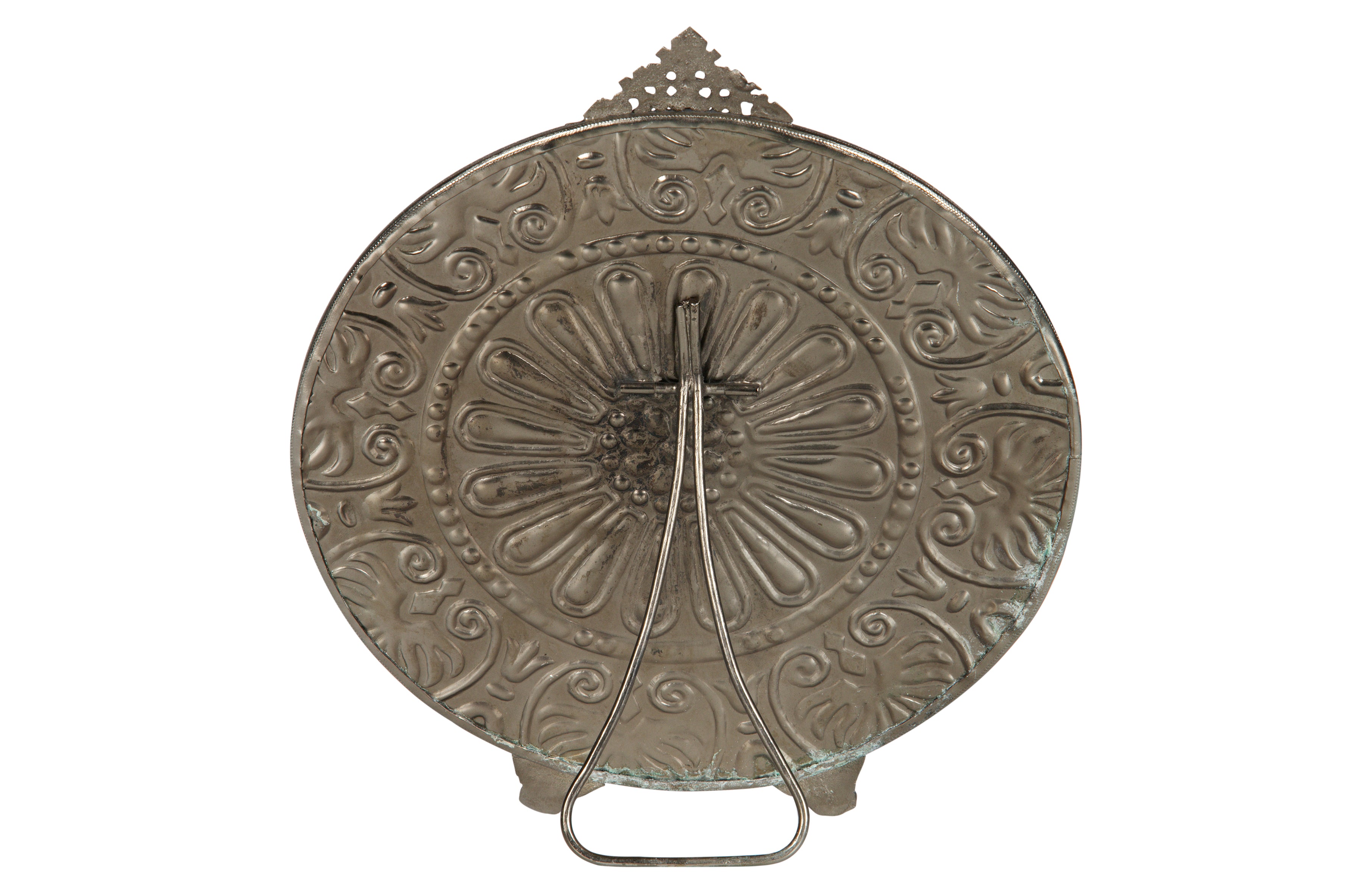 Posh Spiegel Round Metaal Antique Brass