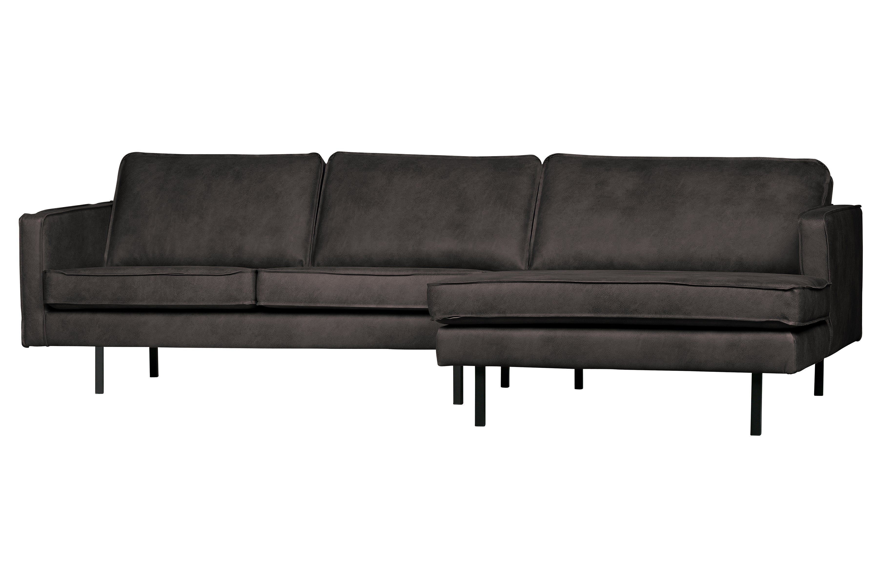 Rodeo Chaise Longue Rechts Zwart