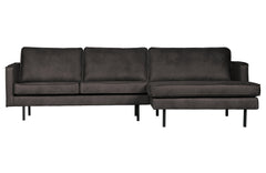 Rodeo Chaise Longue Rechts Zwart