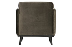 Statement Fauteuil Met Arm Fluweel Warm Groen