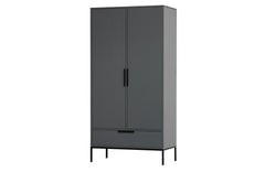 Adam 2-deurs Kast Grenen Steel Grey [fsc]