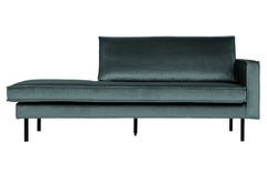 Rodeo Daybed Right Velvet Teal