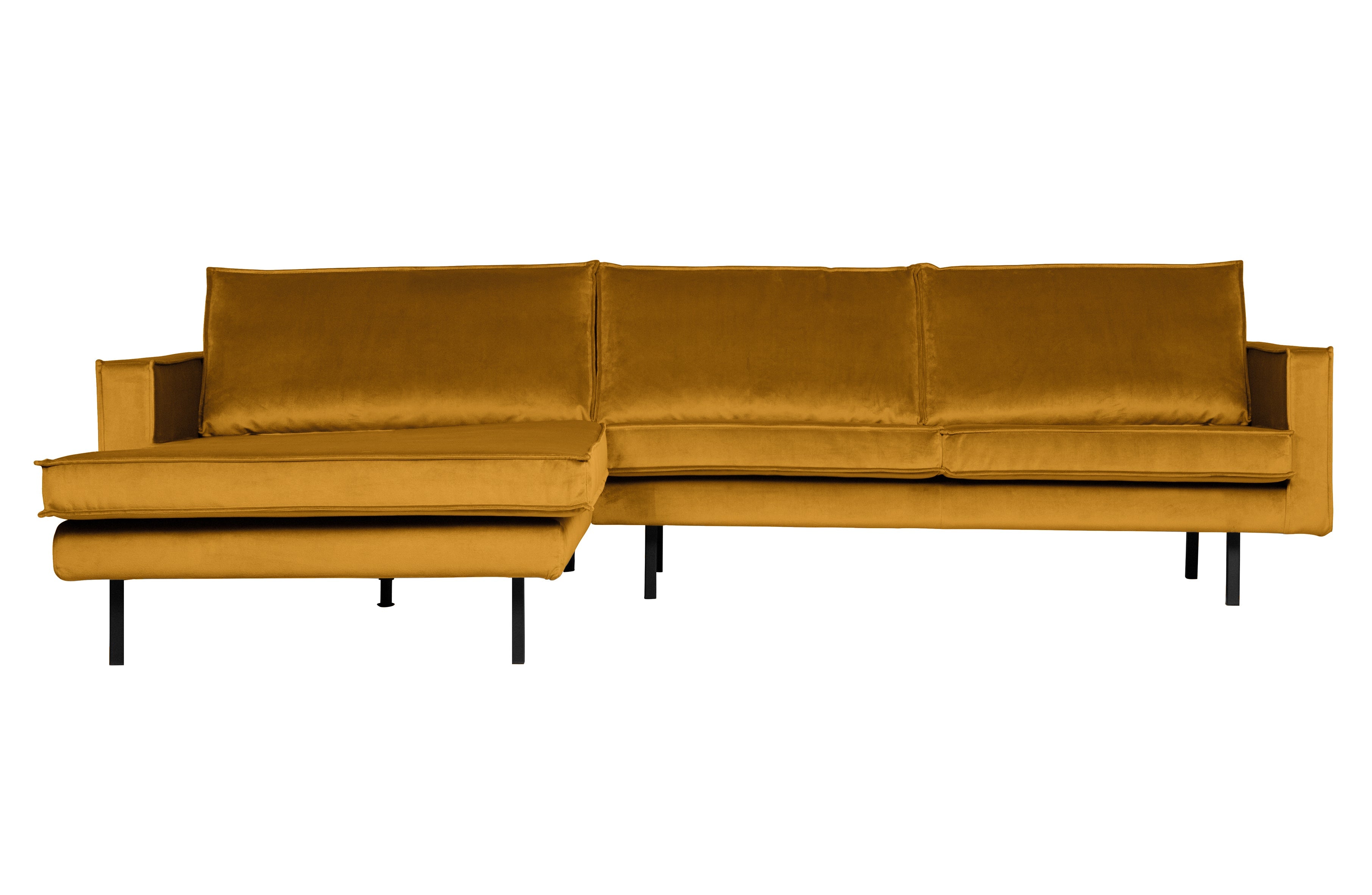 Rodeo Chaise Longue Links Velvet Oker