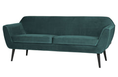 Rocco Sofa 187 Cm Fluweel Teal