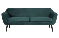 Rocco Sofa 187 Cm Fluweel Teal