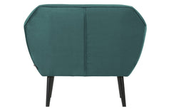 Rocco Fauteuil Fluweel Teal