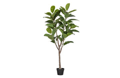 Rubberboom Kunstplant Groen 135cm