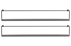 Set V 2 - Meert Wandplank Zwart 100cm