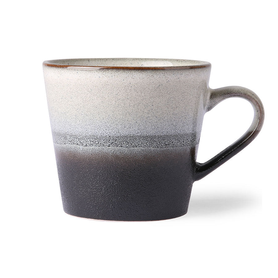 70s ceramics: cappuccino mug, rock