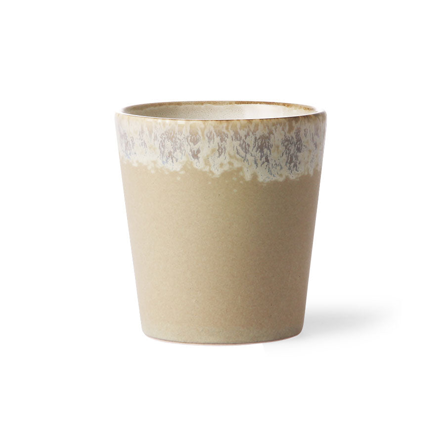70s ceramics: coffee mug, bark