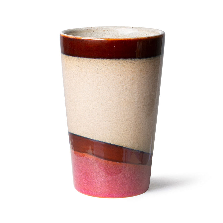 70s ceramics: tea mug, dunes