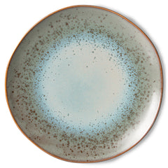 70s ceramics: dinner plates, mineral (set of 2)