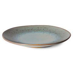 70s ceramics: dinner plates, mineral (set of 2)