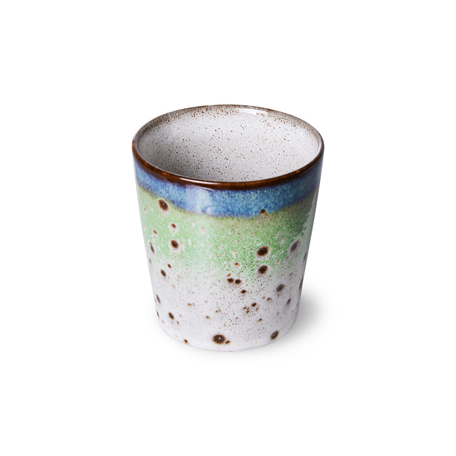 70s ceramics: coffee mug, comet