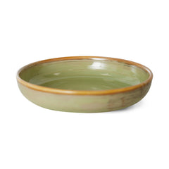 Chef ceramics: deep plate M, moss green