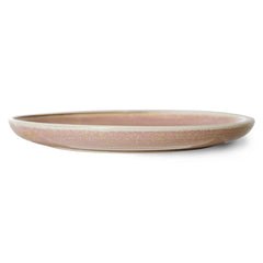 Chef ceramics: dinner plate, rustic pink