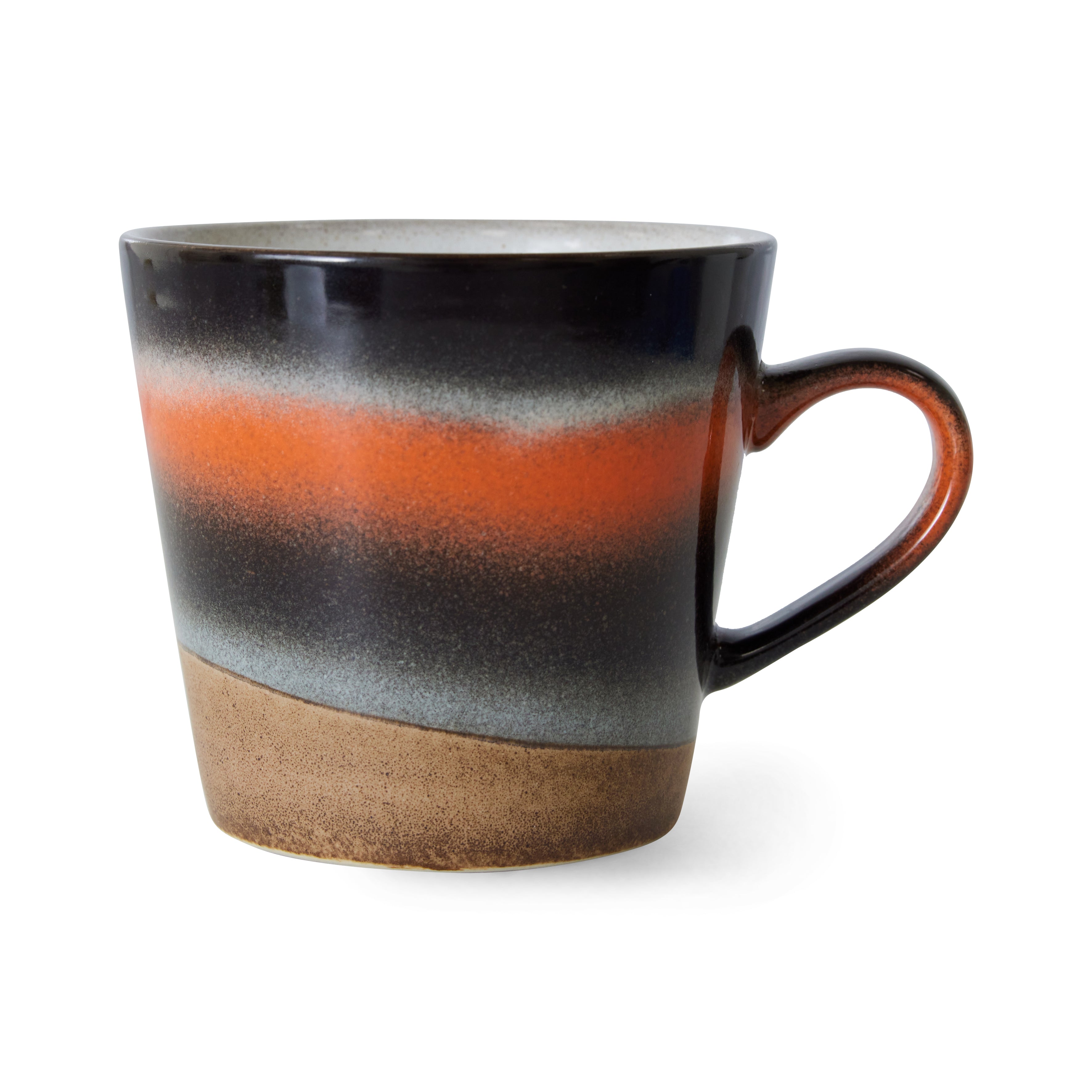 70s ceramics: cappuccino  mug, heat