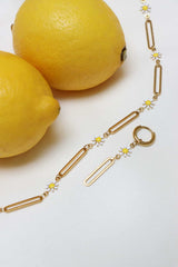 Label kiki - Daisy 2.0 anklet gold