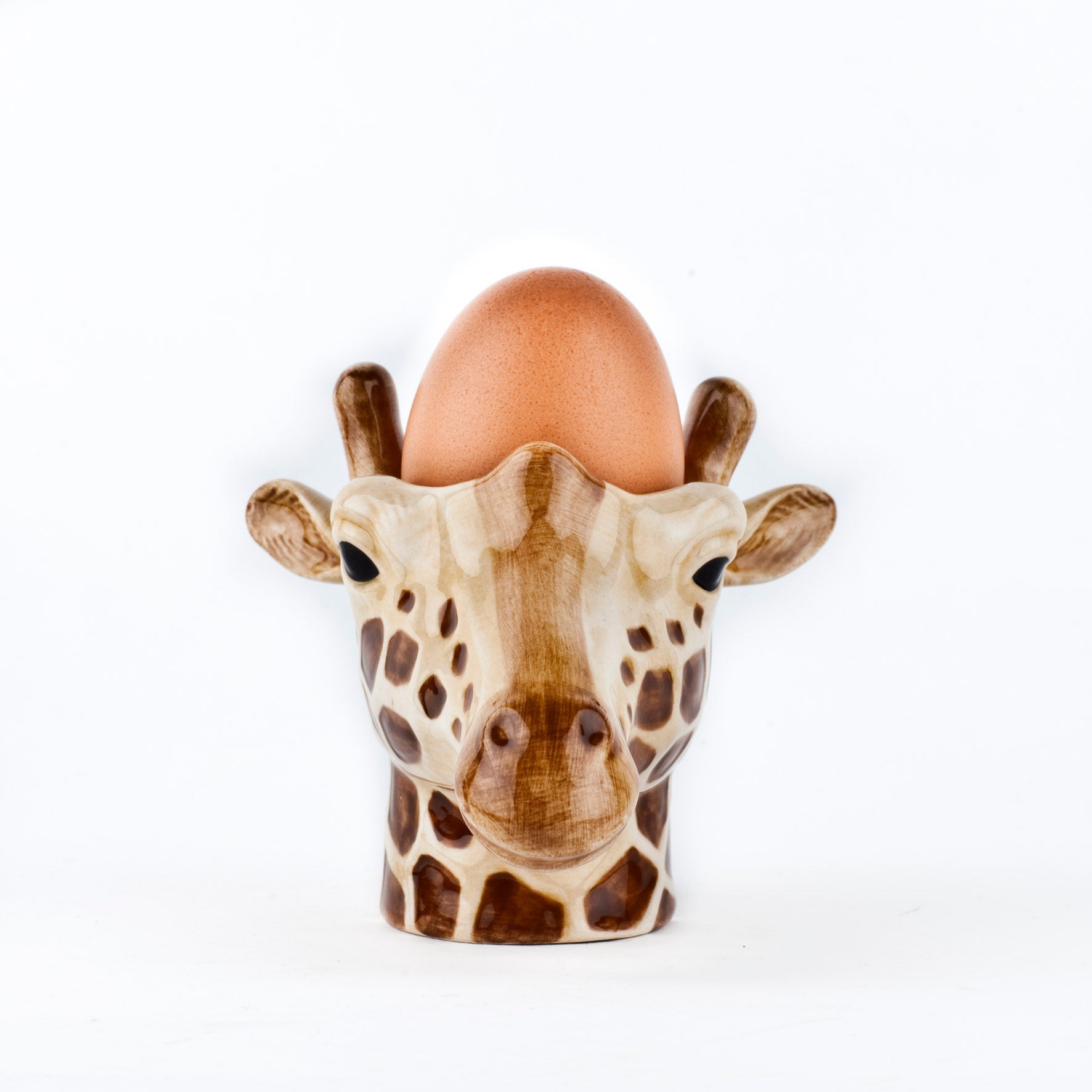 Giraffe face egg cup