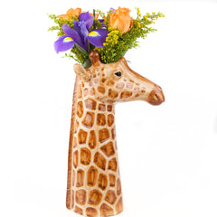 Giraffe flower vase large