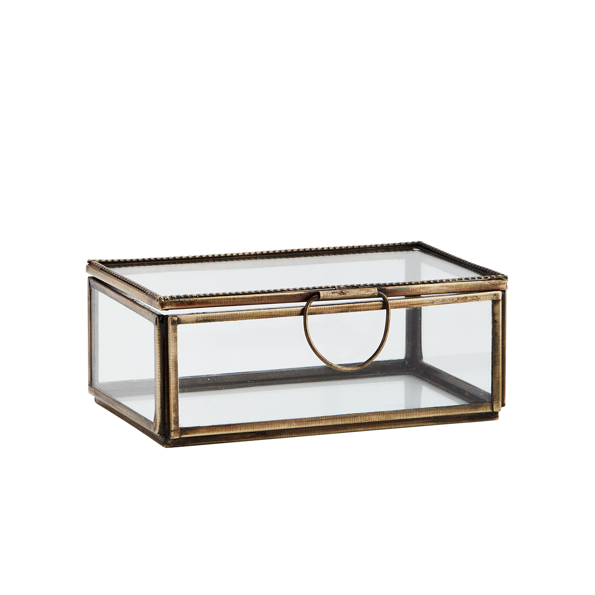 Retangular Glass Box Rectangular glass box - dots -medium