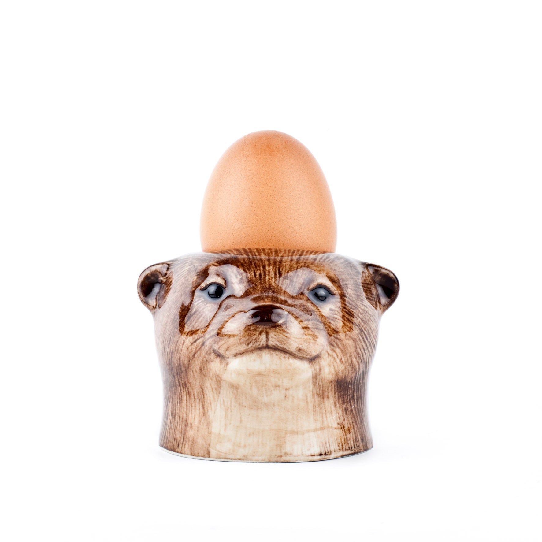 Otter face egg cup