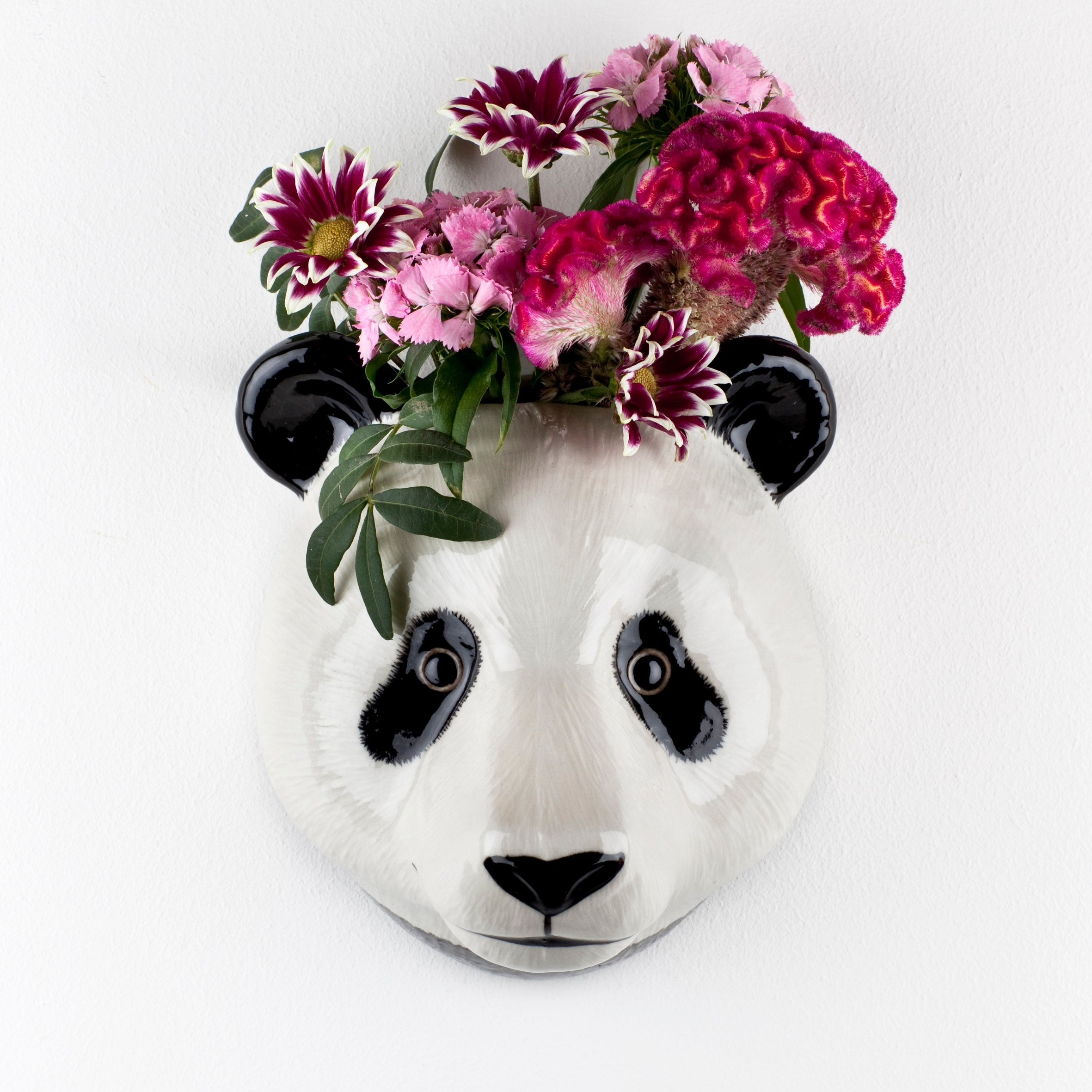 Panda wall vase