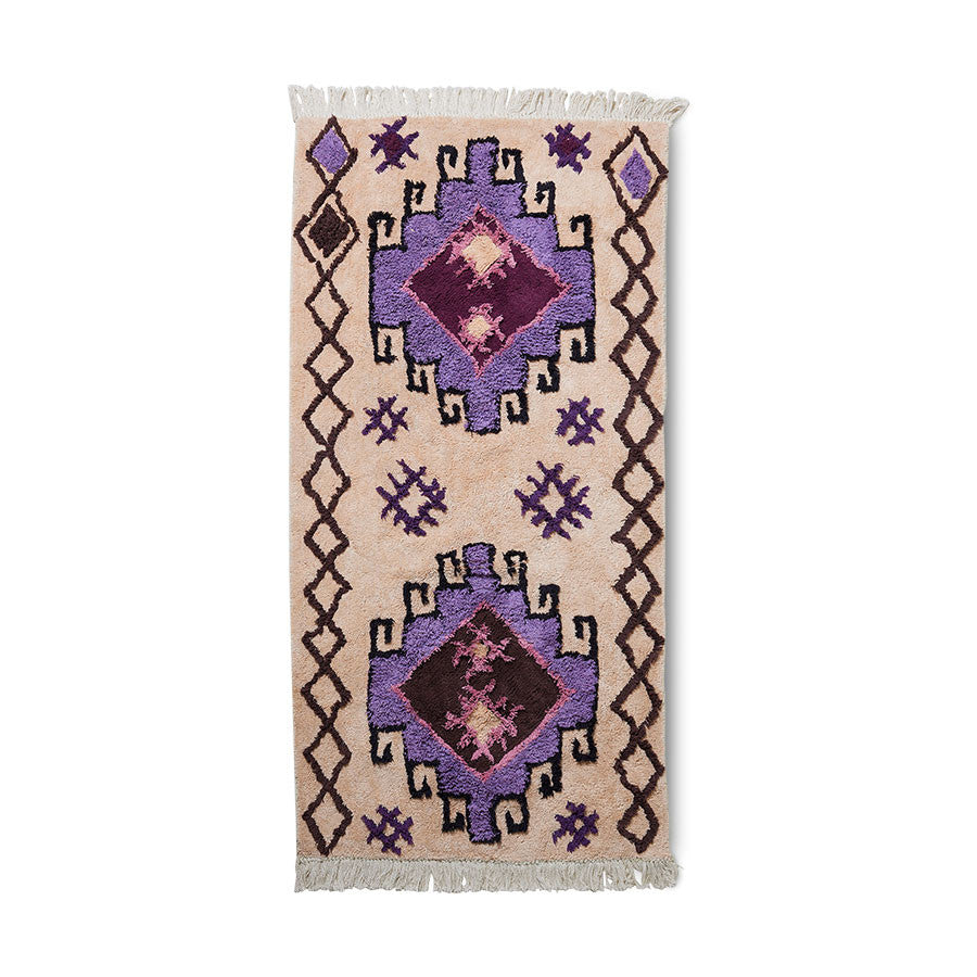 Bohemian bath mat