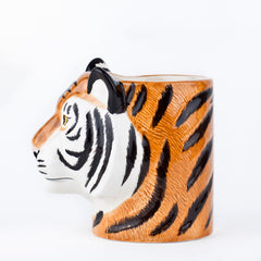 Tiger pencil pot