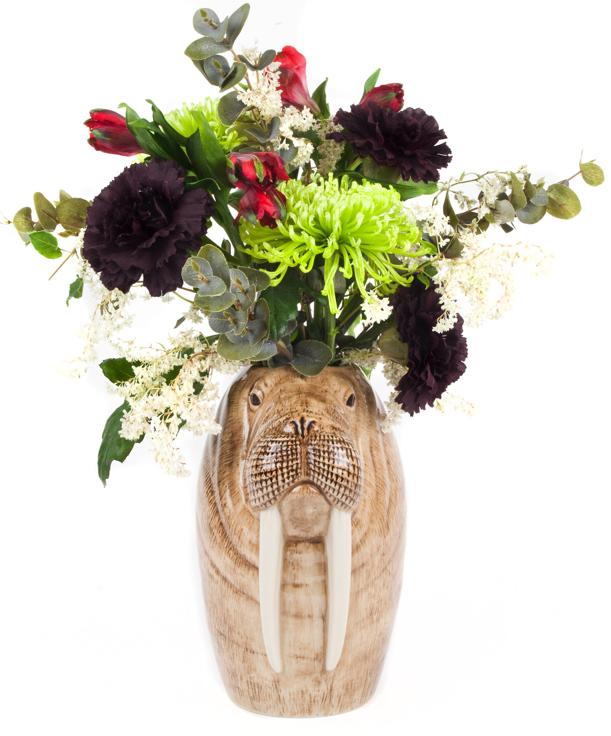 Walrus flower vase