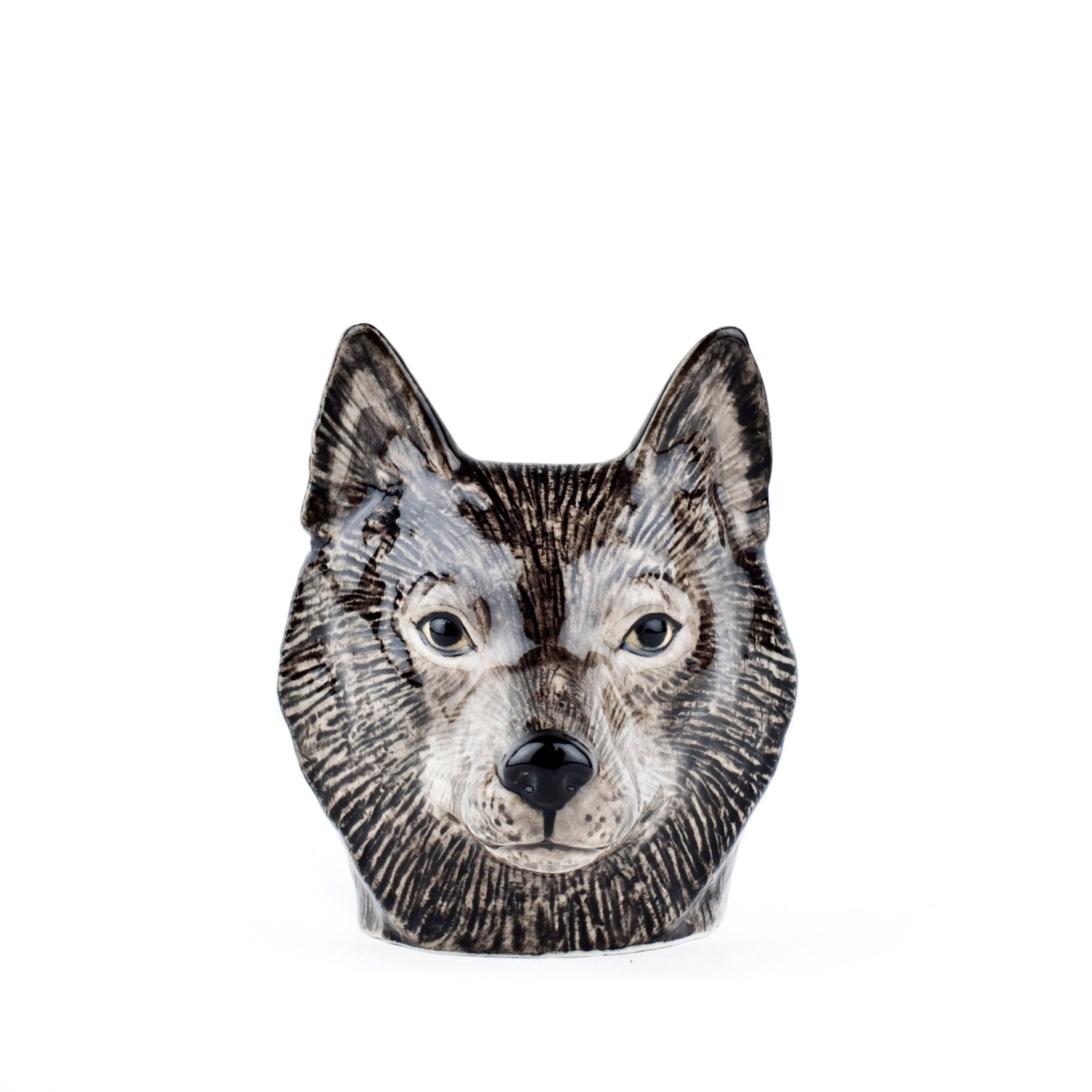 Wolf face egg cup