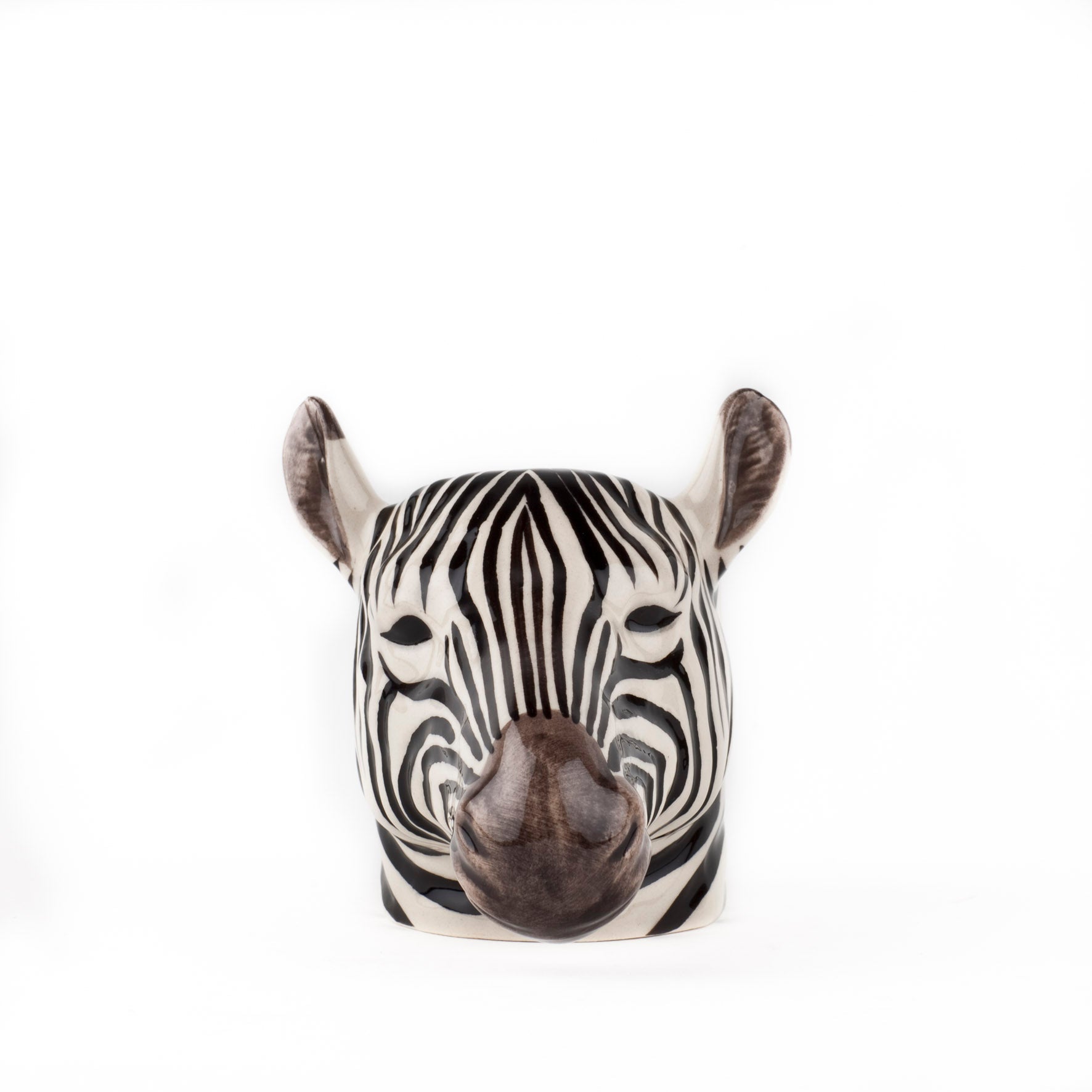 Zebra face egg cup