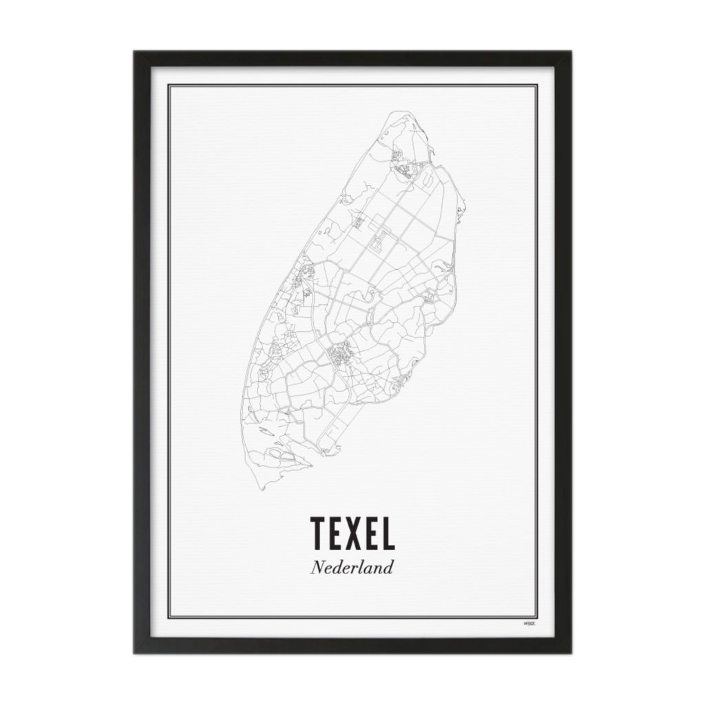 Poster A4 21 x 30 cm -Texel