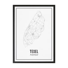 Poster A4 21 x 30 cm -Texel