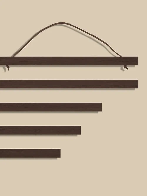 Gnitfee - Poster hanger dark brown